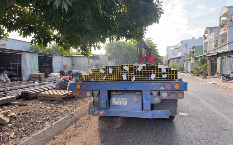 Giao thép hộp giá rẻ cho công trình tại TP.HCM