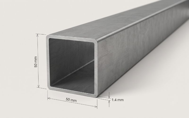 Quy cách thép hộp xây dựng theo kích thước và độ dày